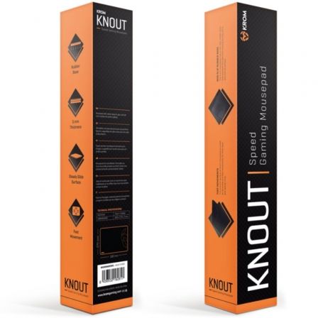 Krom Knout Speed Alfombrilla Gaming Negro Krom Knout Speed Alfombrilla Gaming Negro